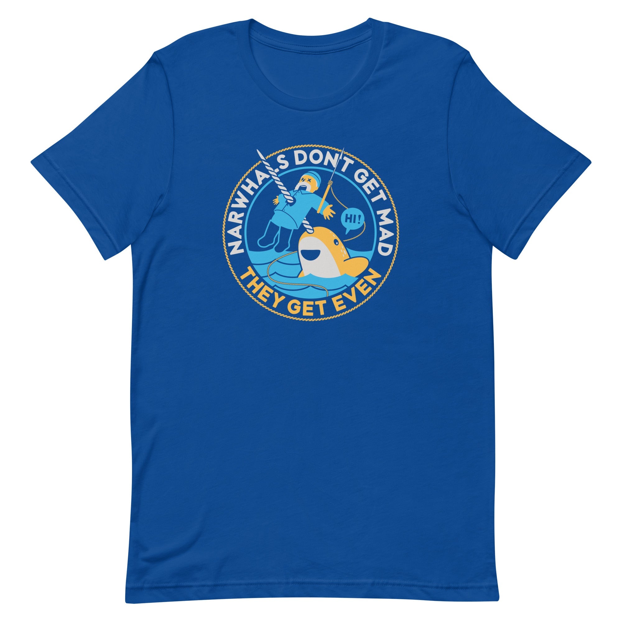 Narwhals Don't Get Mad Men's Signature Tee