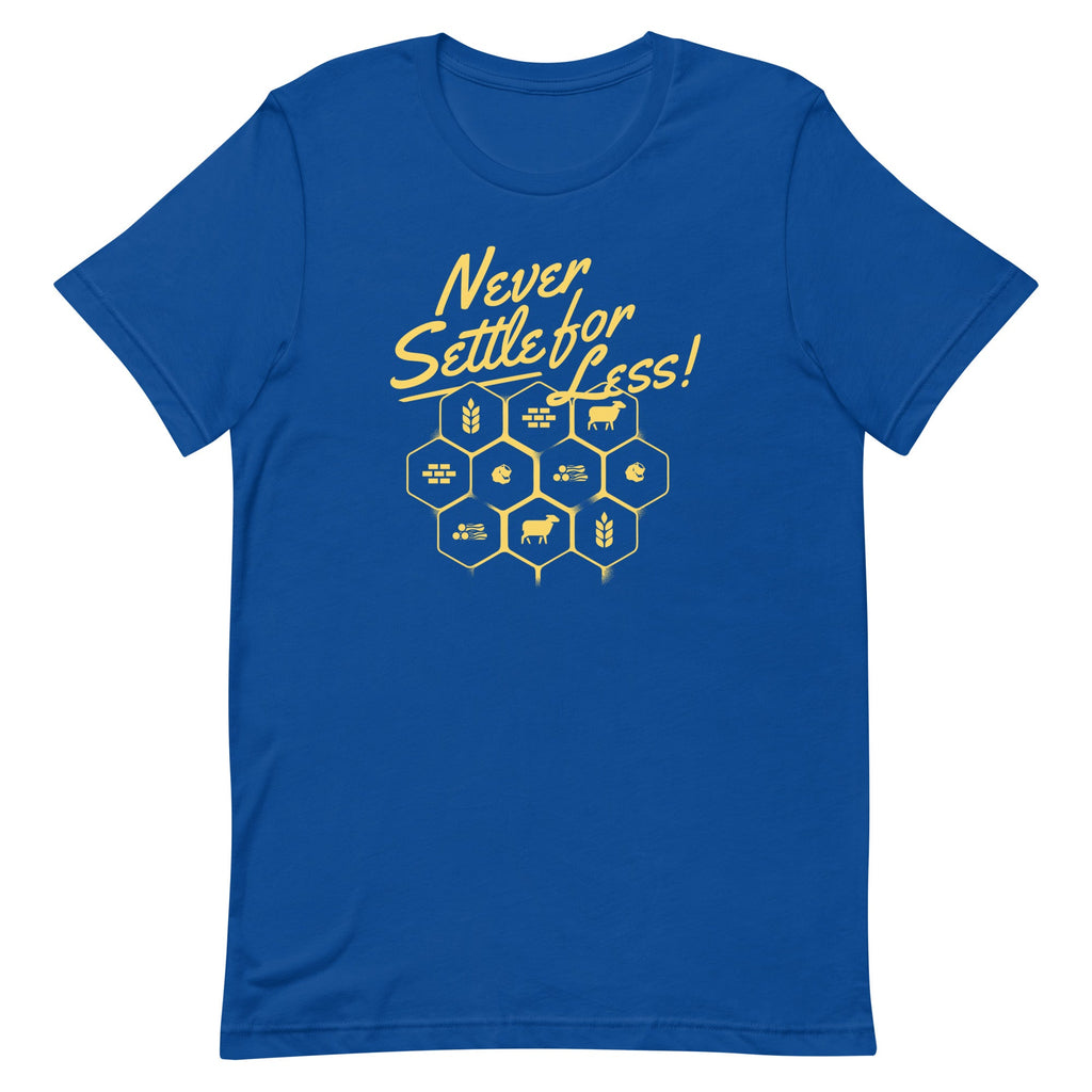 Never Settle For Less Men's Signature Tee