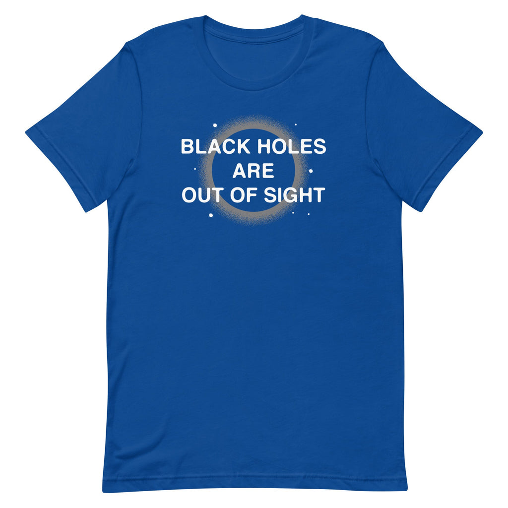 Black Holes Are Out Of Sight Men's Signature Tee