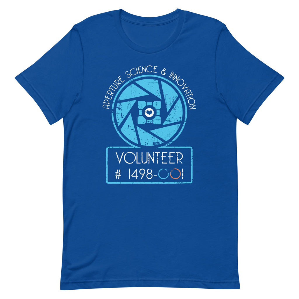 Aperture Science Volunteer Men's Signature Tee