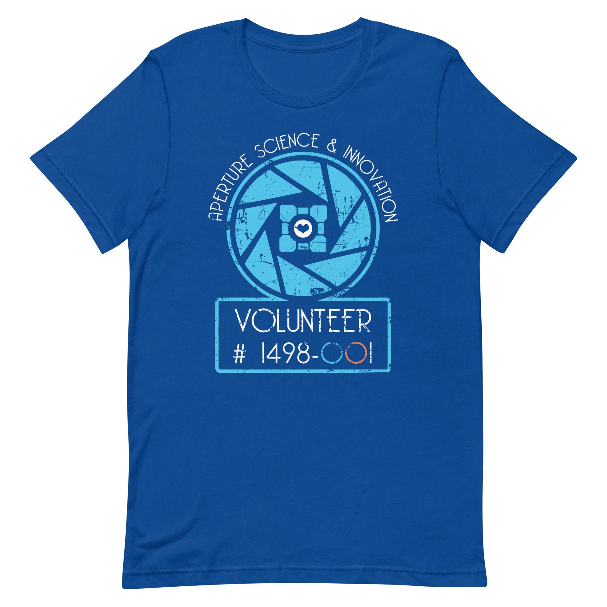 Aperture Science Volunteer Men's Signature Tee