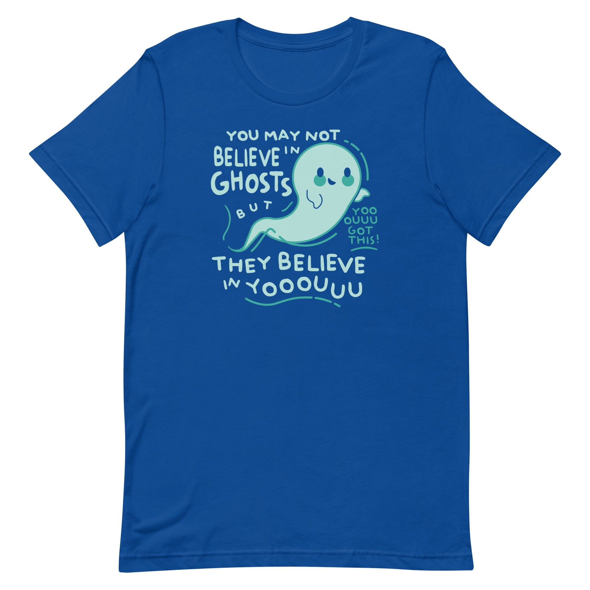 You May Not Believe In Ghosts Men's Signature Tee