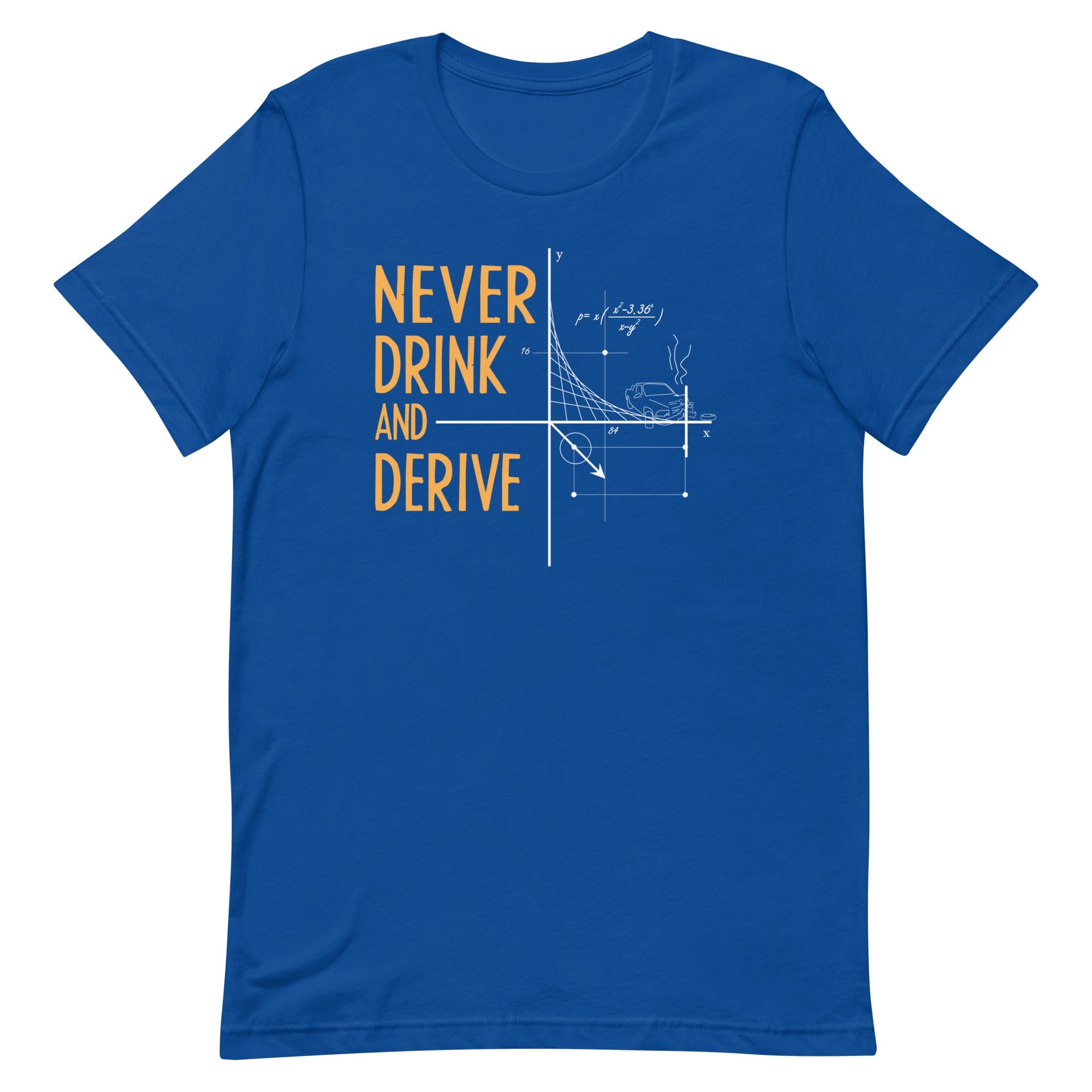 Never Drink and Derive Men's Signature Tee