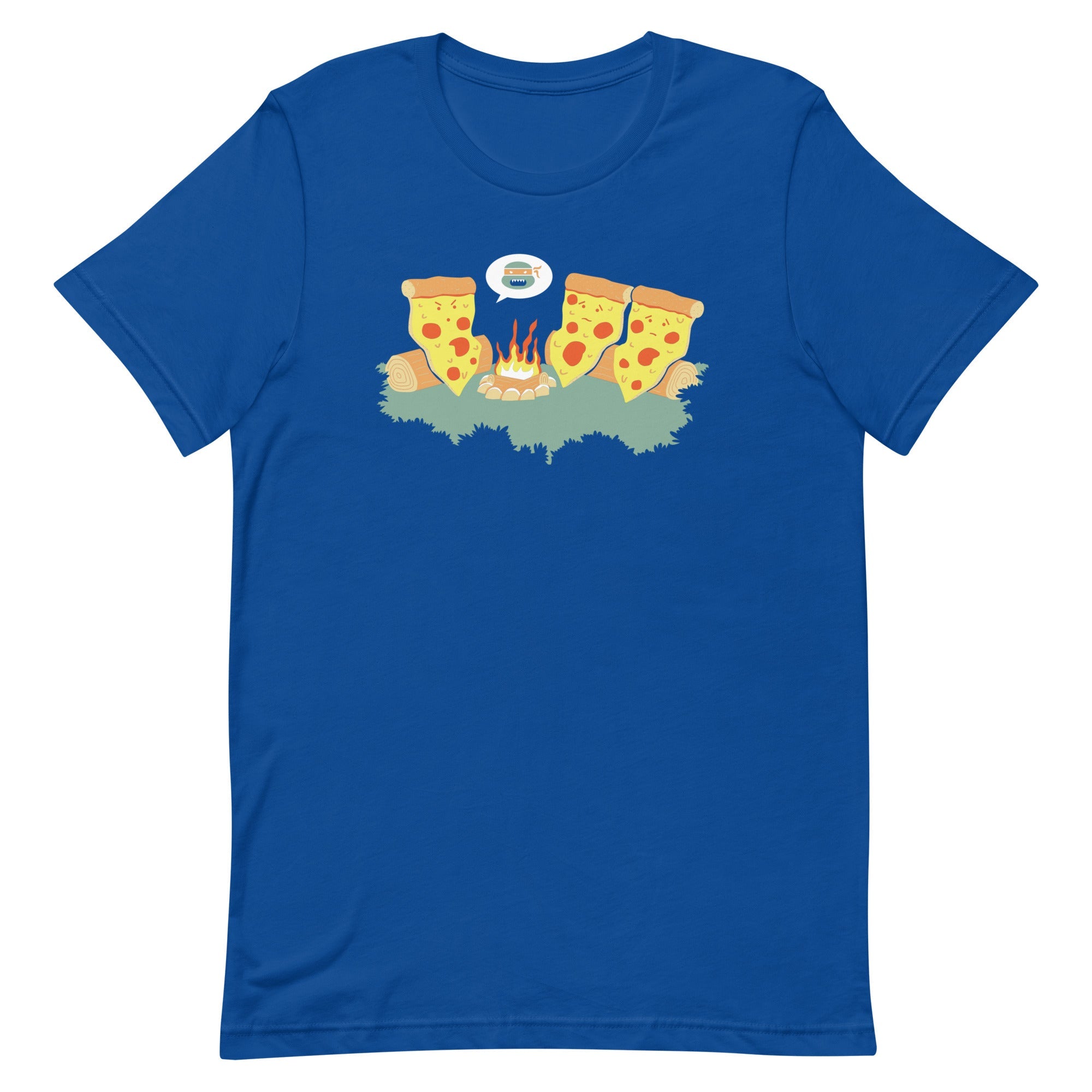 Pizza Campfire Story Men's Signature Tee