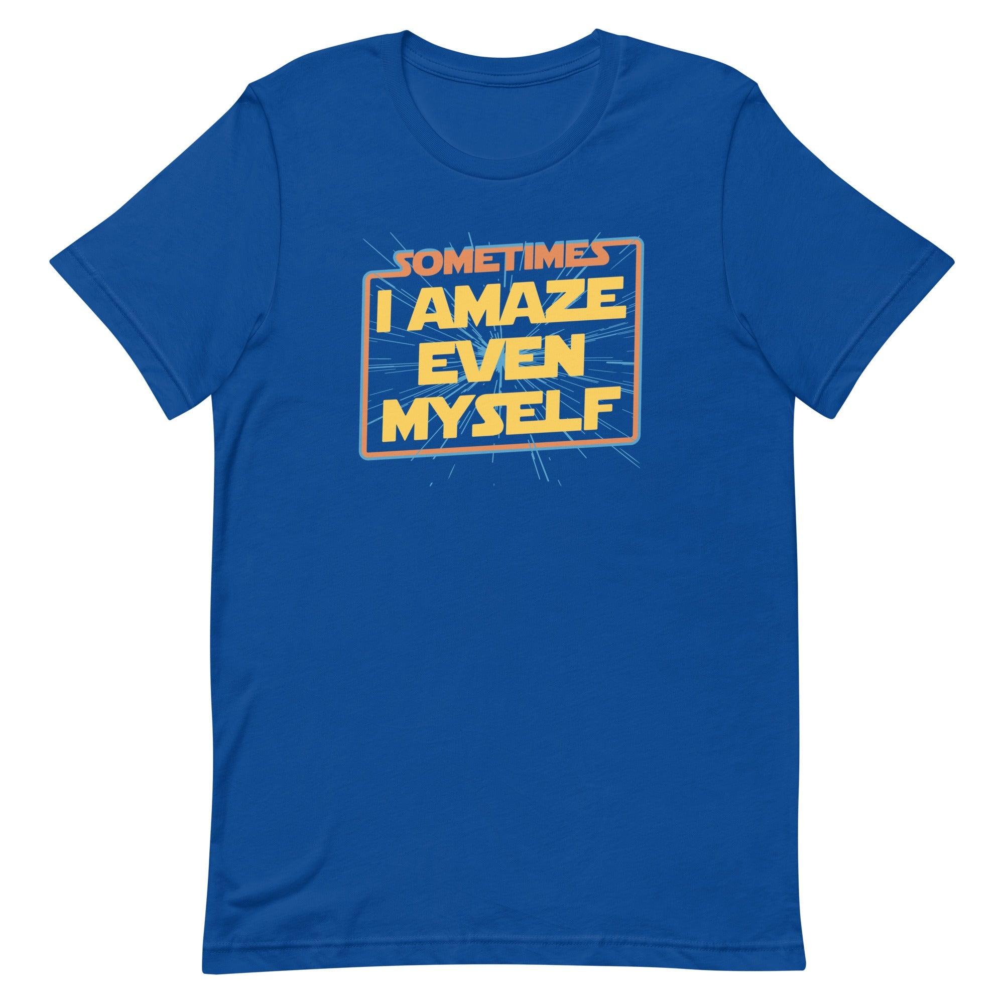 Sometimes I Even Amaze Myself Men's Signature Tee