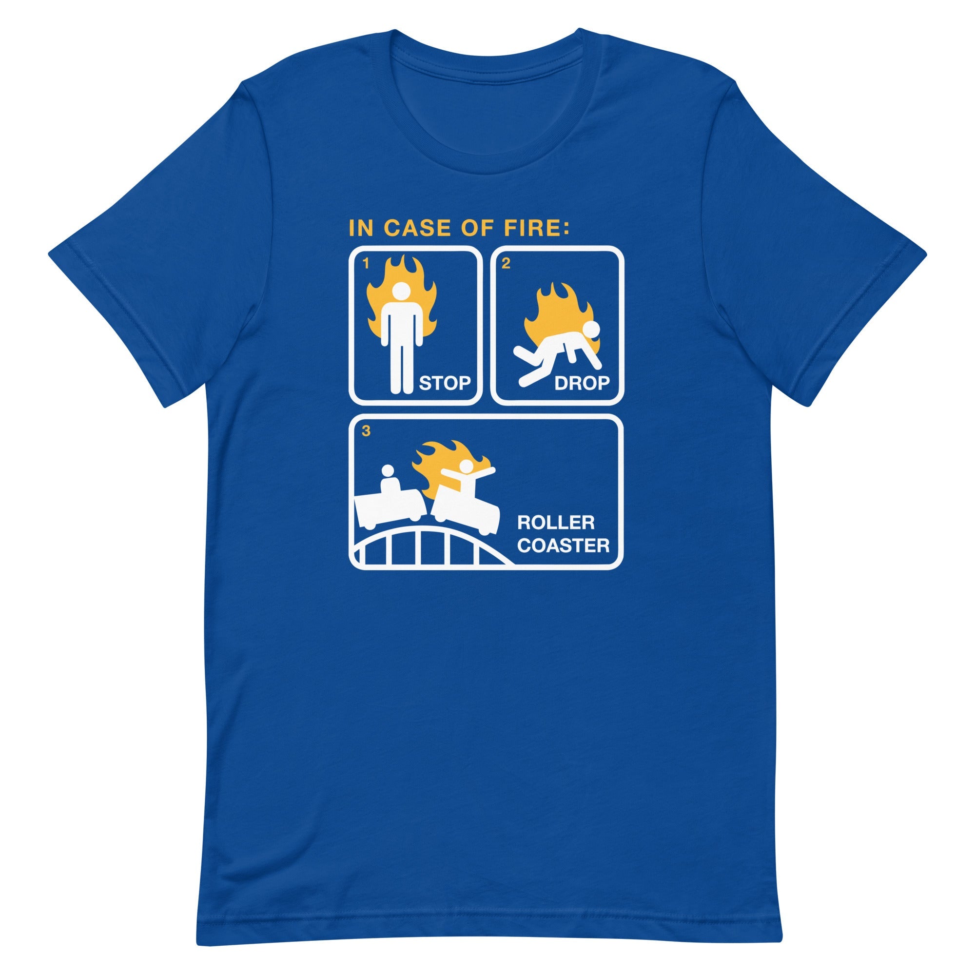 Stop Drop Roller Coaster Men's Signature Tee