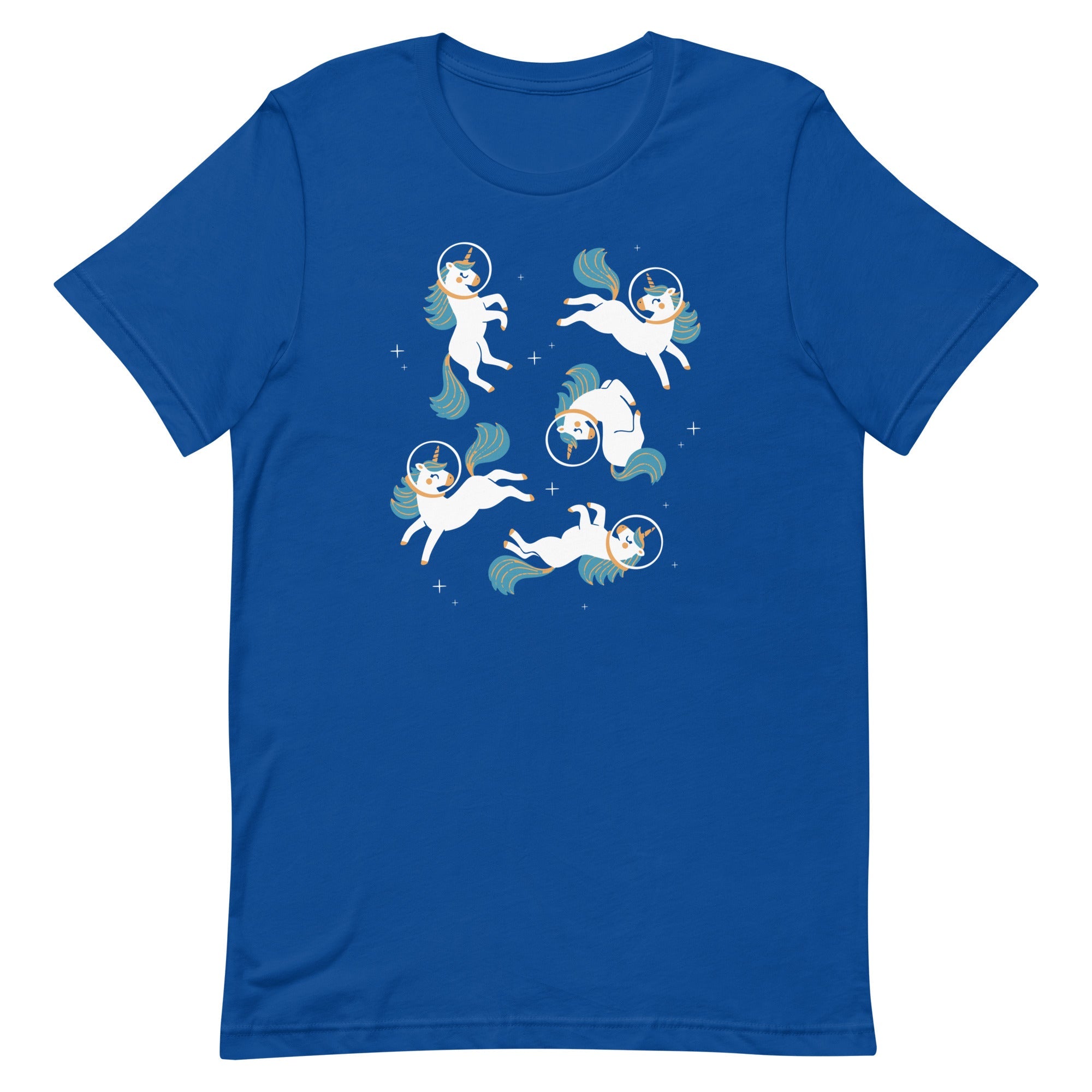 Unicorns In Space Men's Signature Tee