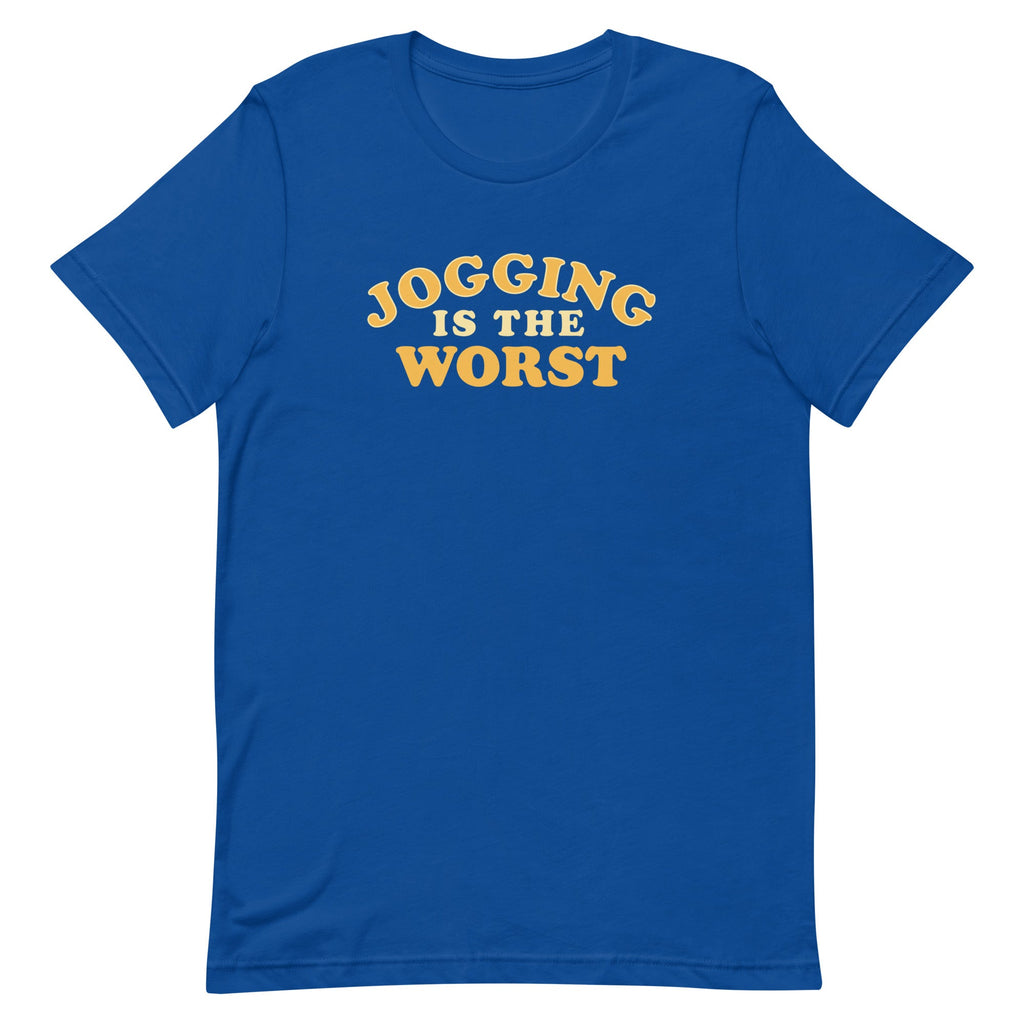 Jogging Is The Worst Men's Signature Tee