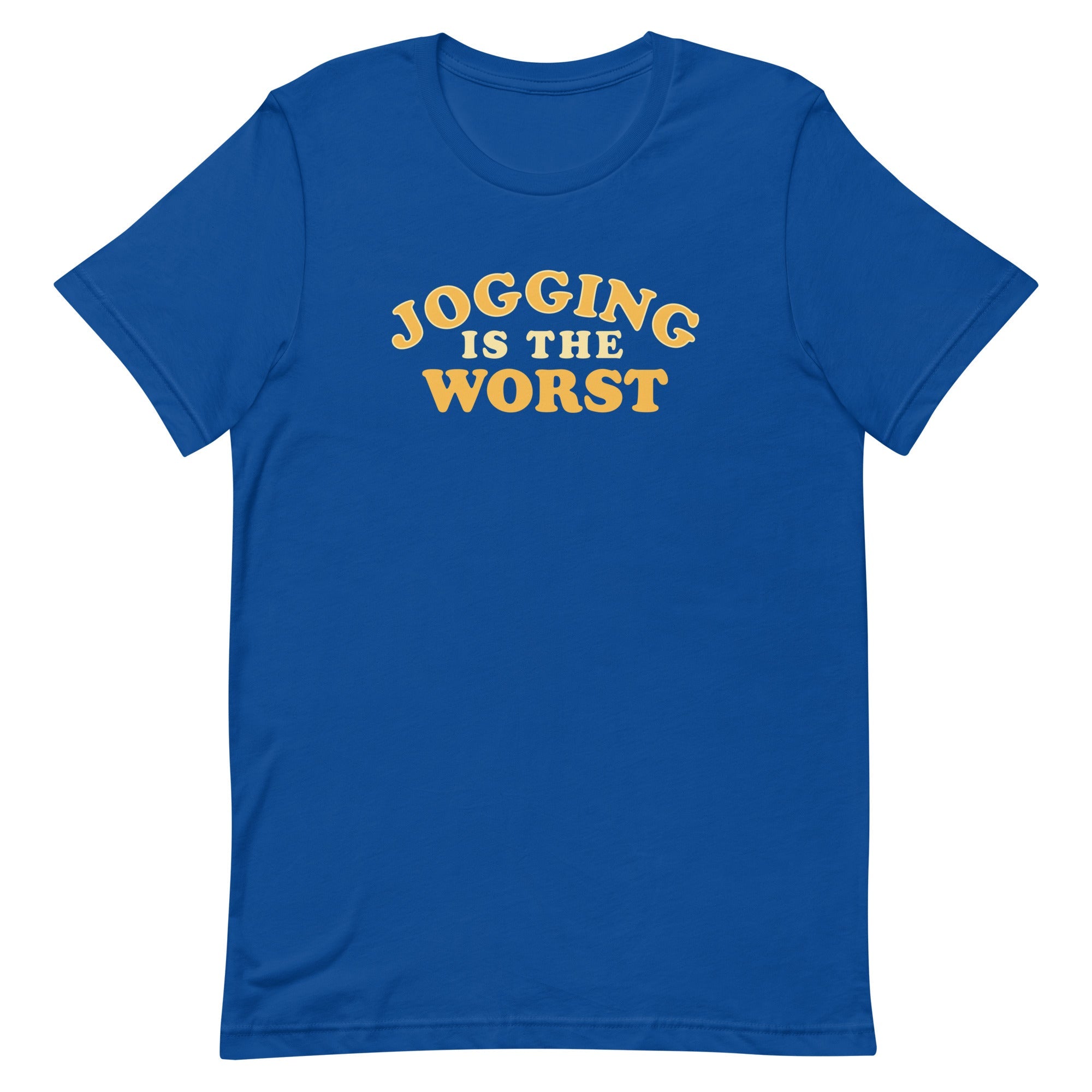 Jogging Is The Worst Men's Signature Tee