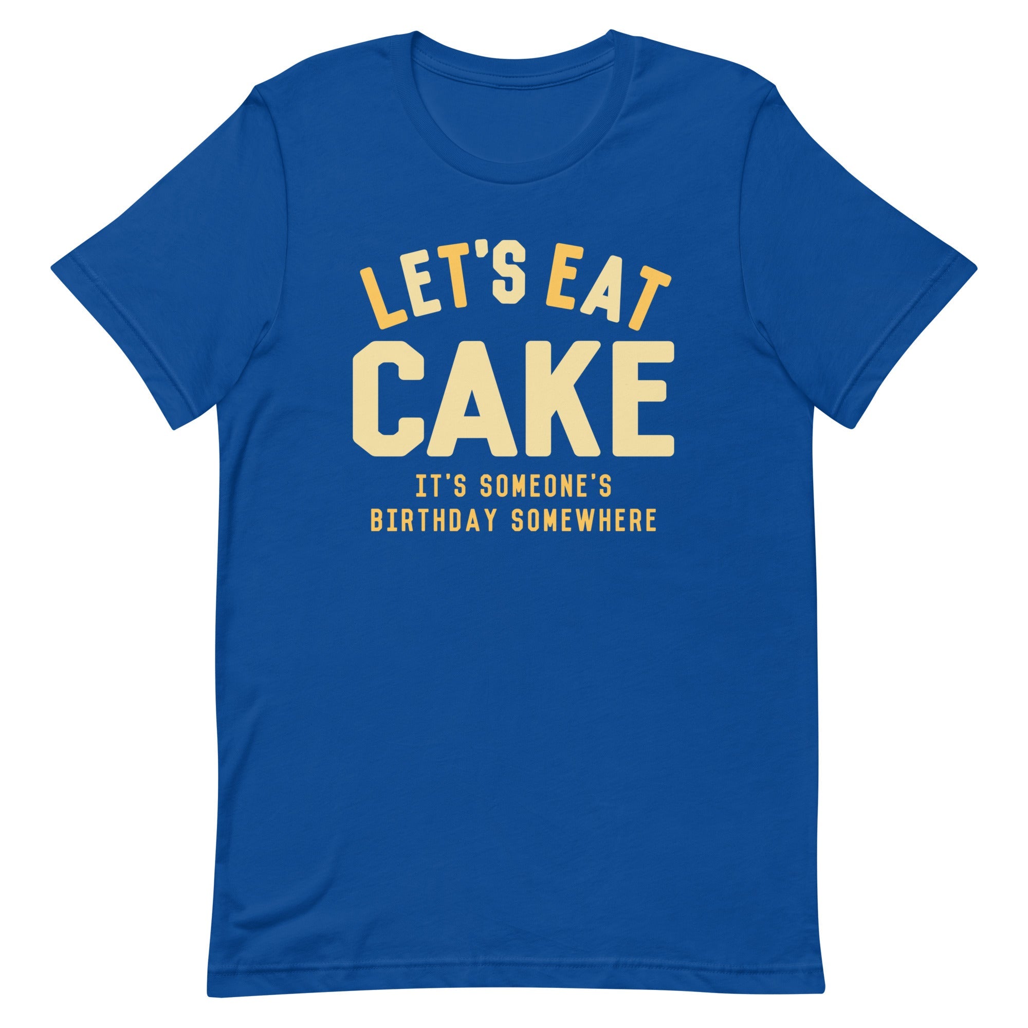 Let's Eat Cake Men's Signature Tee