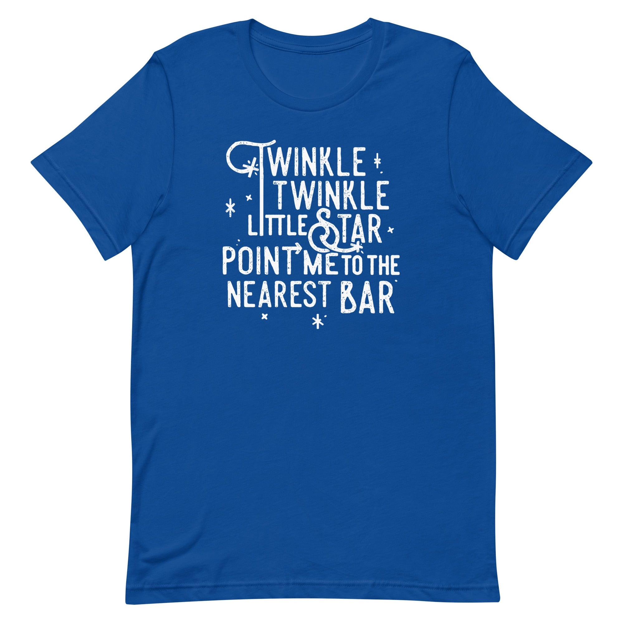 Point Me To The Nearest Bar Men's Signature Tee