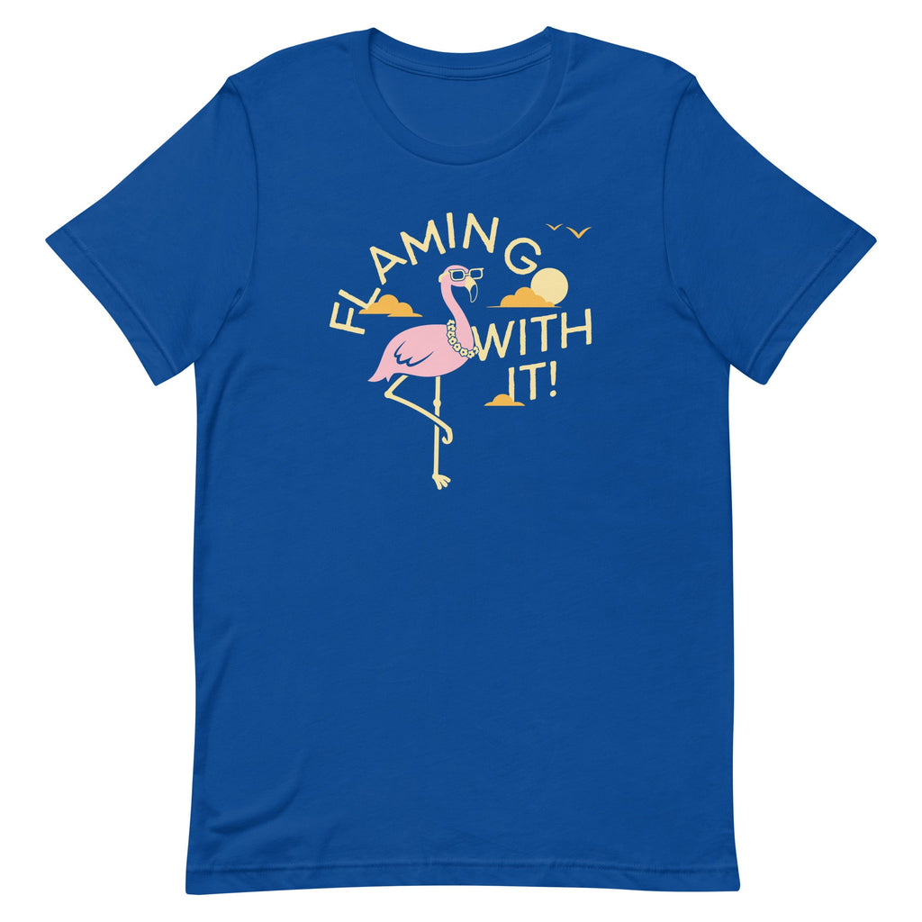 Flamingo With It Men's Signature Tee