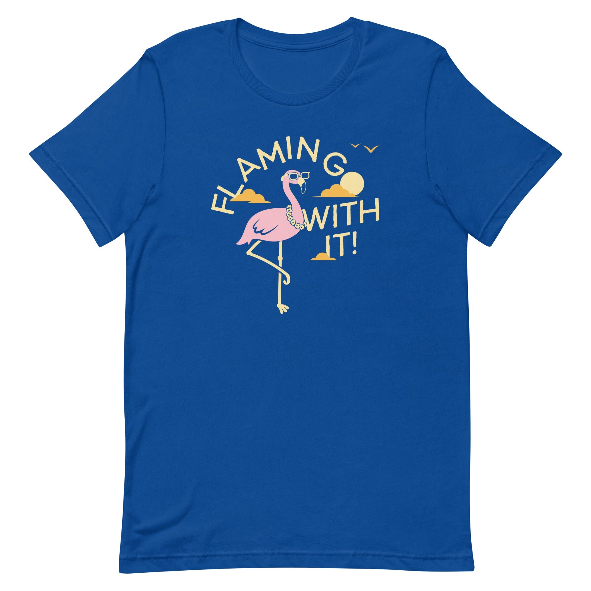 Flamingo With It Men's Signature Tee