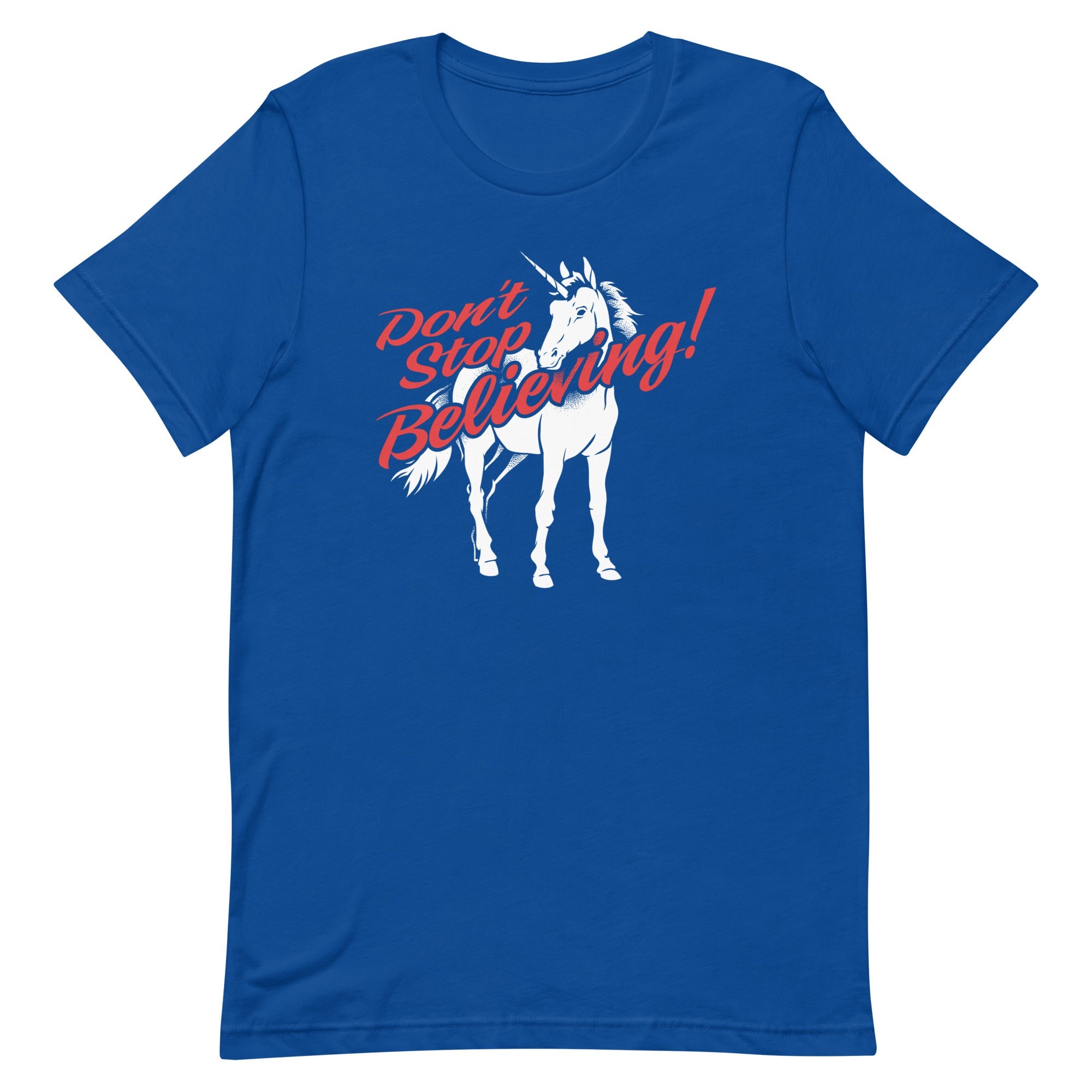 Don't Stop Believing Unicorn Men's Signature Tee
