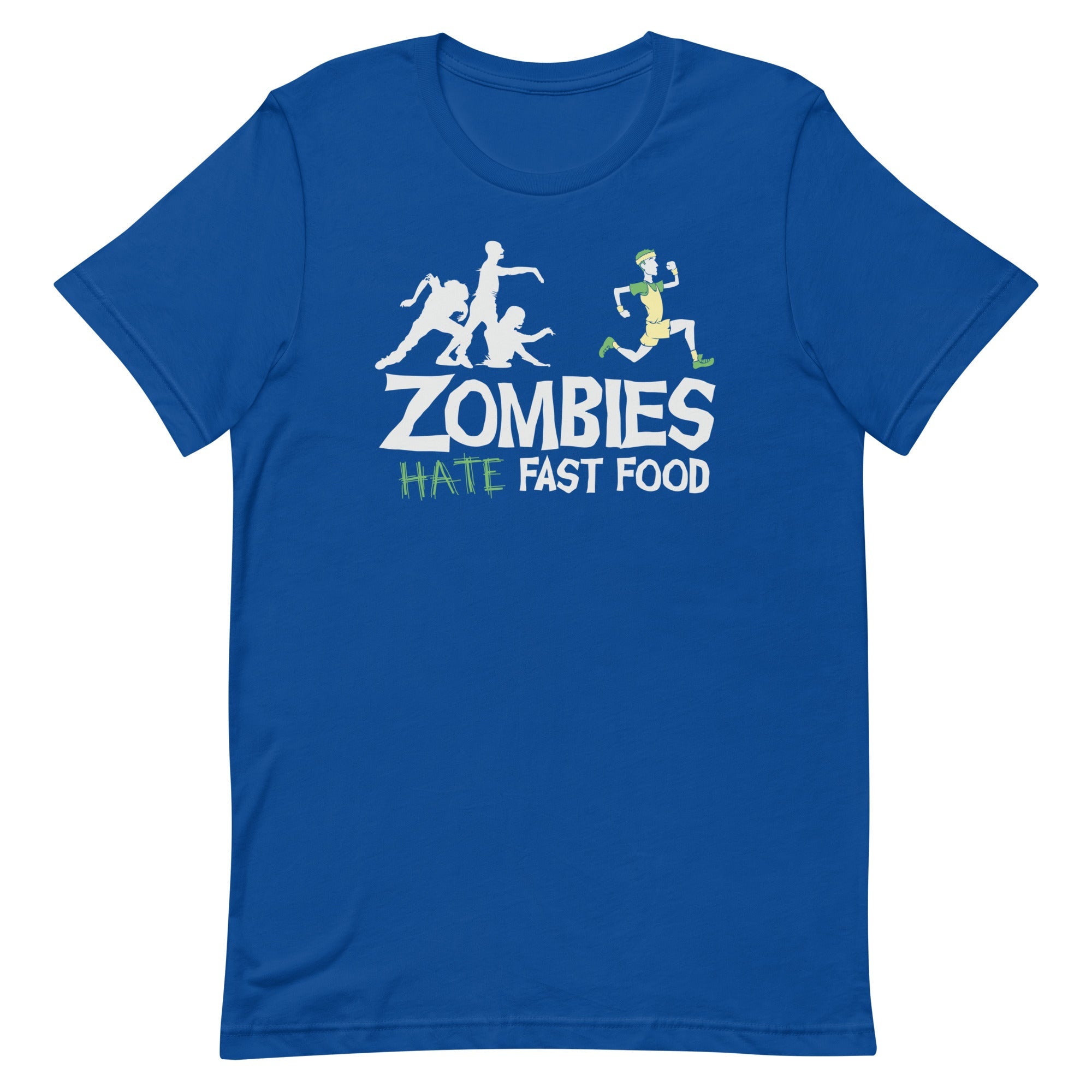 Zombies Hate Fast Food Men's Signature Tee