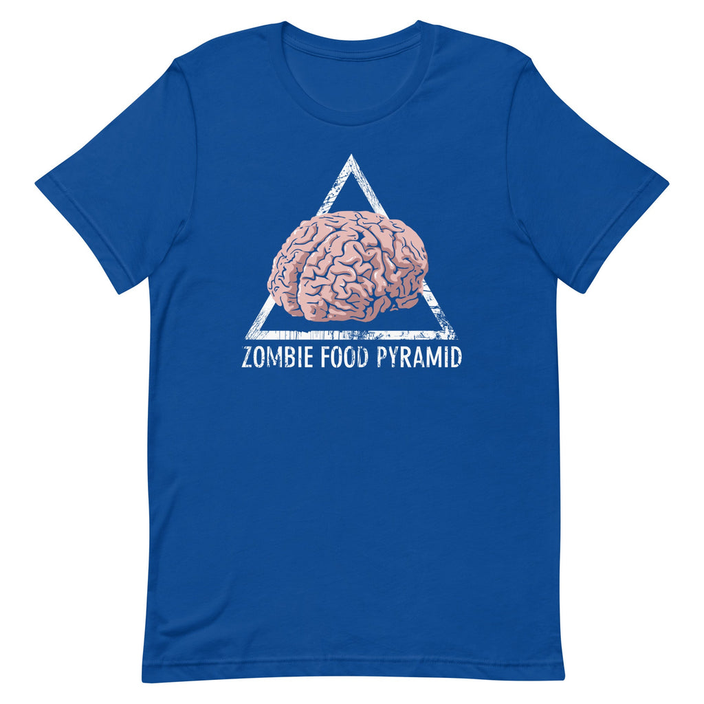 Zombie Food Pyramid Men's Signature Tee