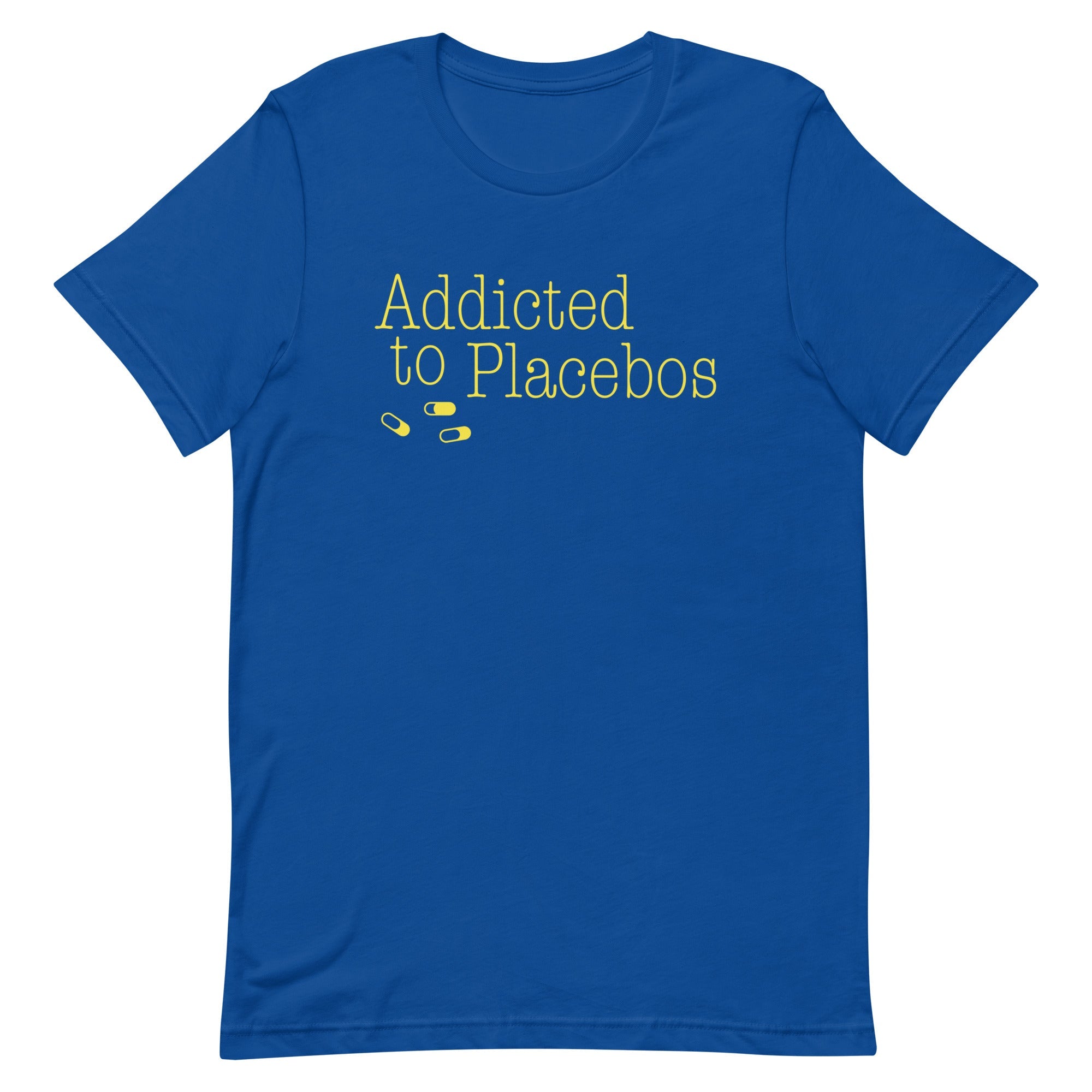 Addicted To Placebos Men's Signature Tee