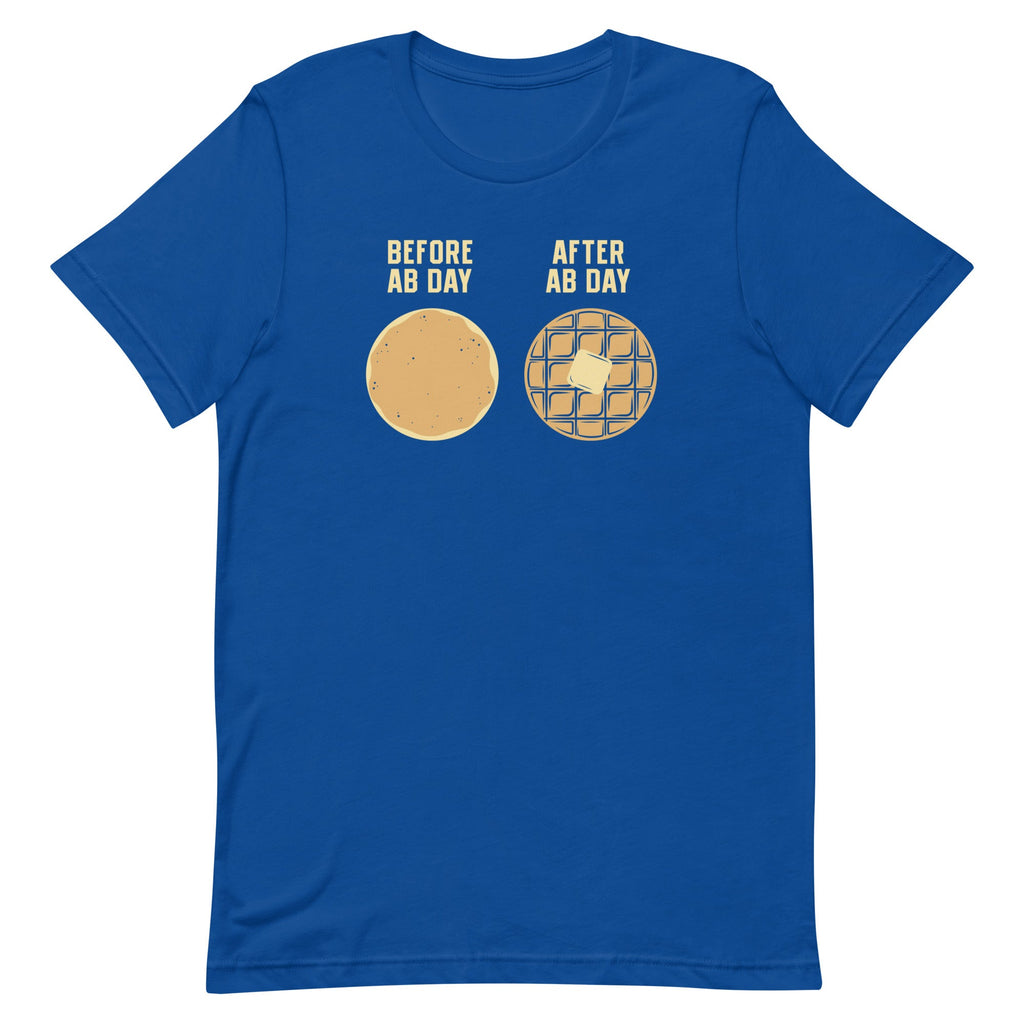 Before Ab Day After Ab Day Men's Signature Tee