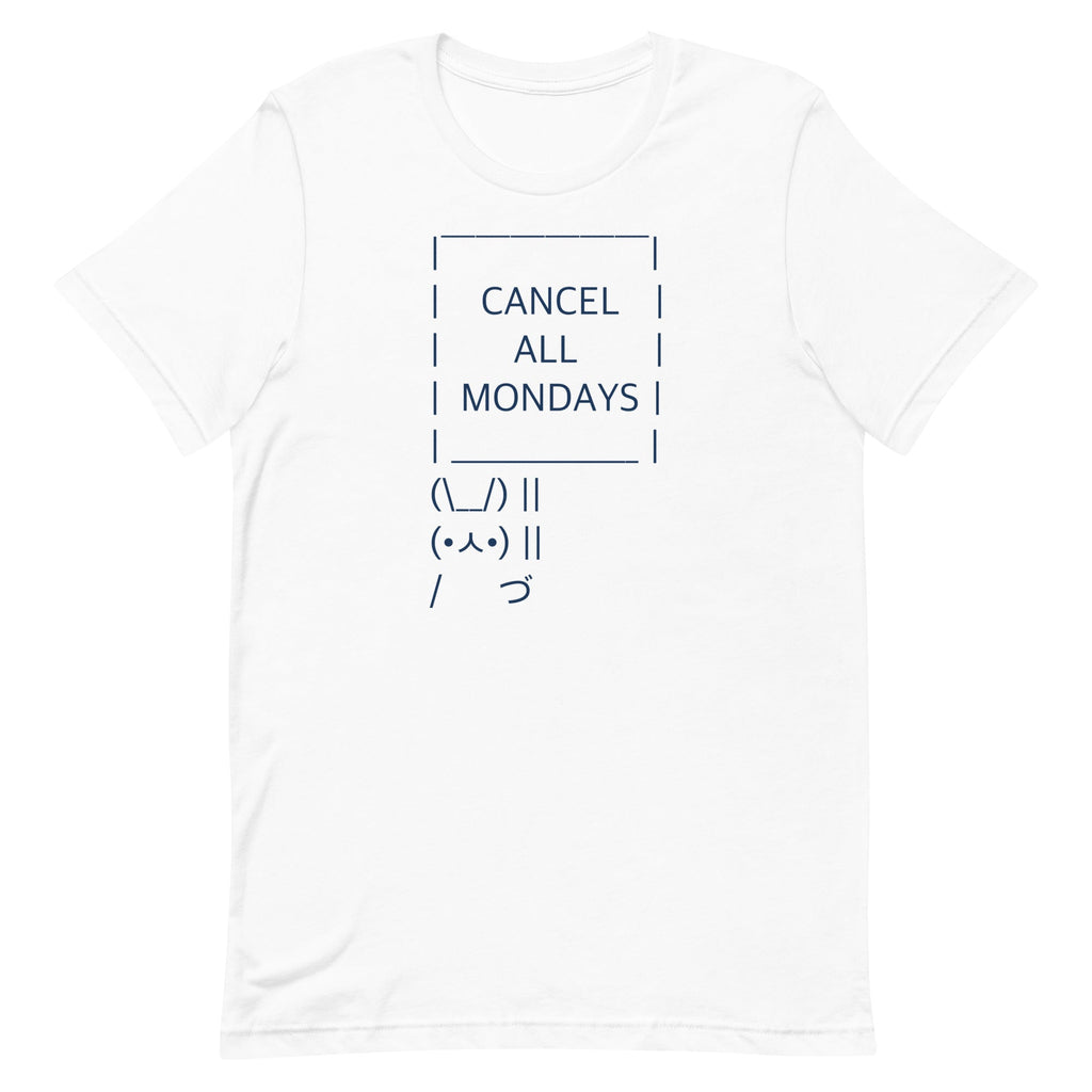 Cancel All Mondays Bunny Men's Signature Tee