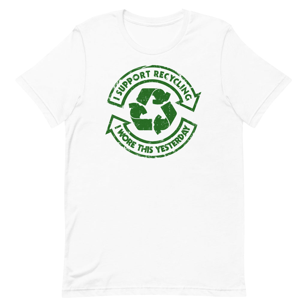 I Support Recycling Men's Signature Tee