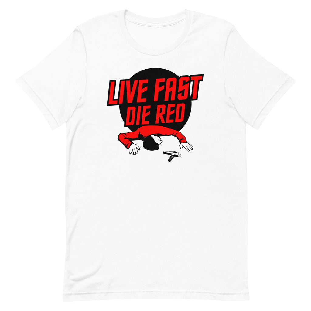 Live Fast Die Red Men's Signature Tee