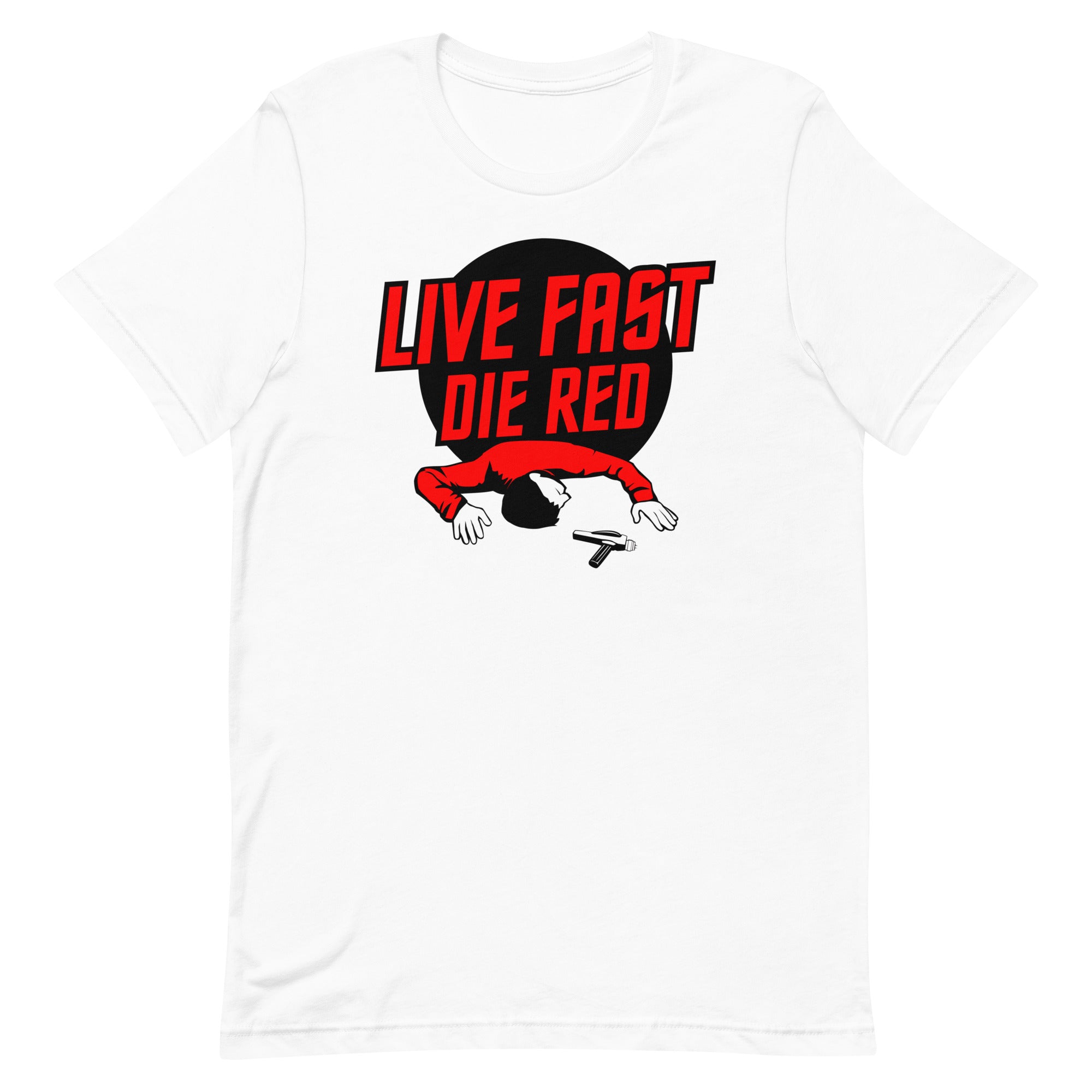 Live Fast Die Red Men's Signature Tee