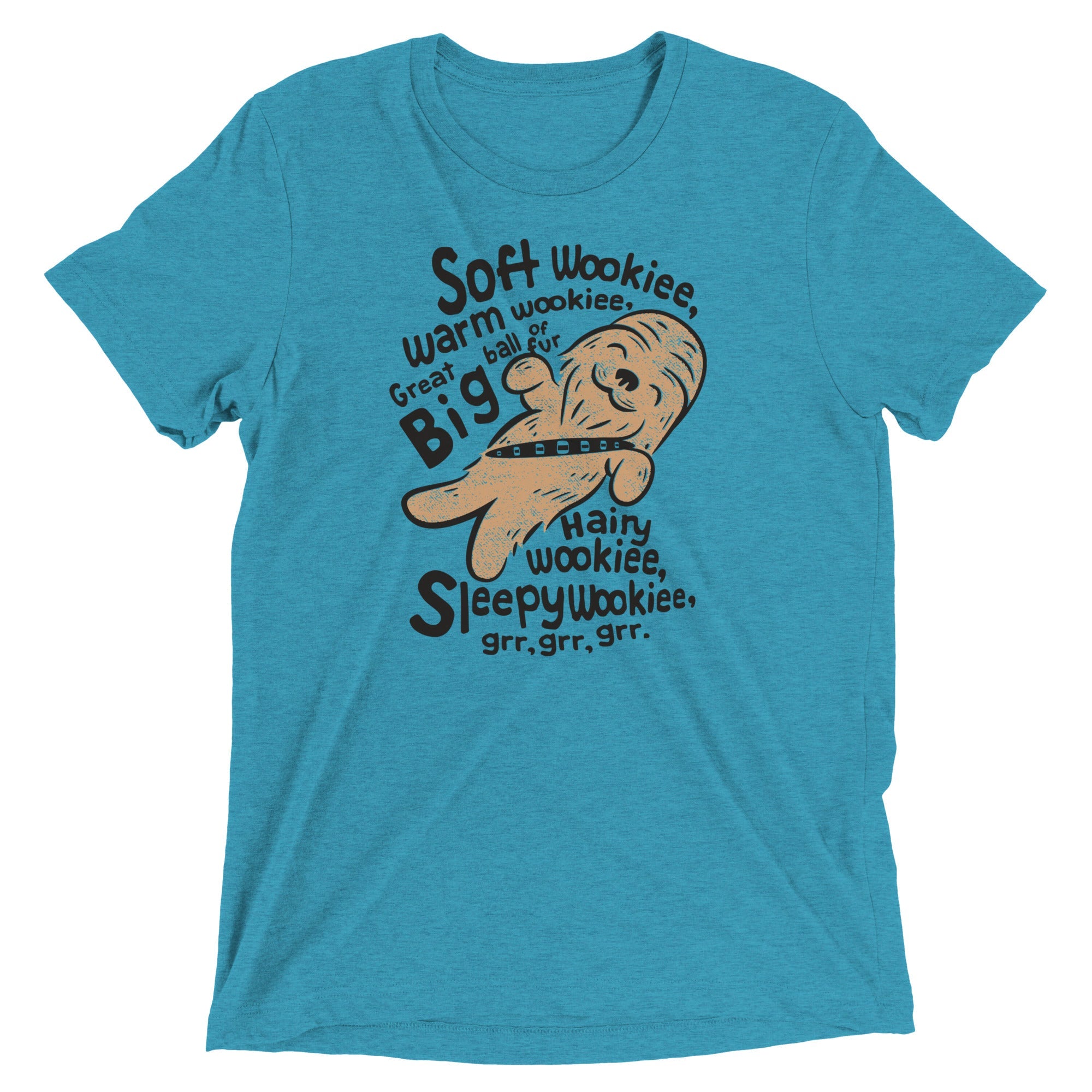 Soft Wookiee, Warm Wookiee Men's Tri-Blend Tee
