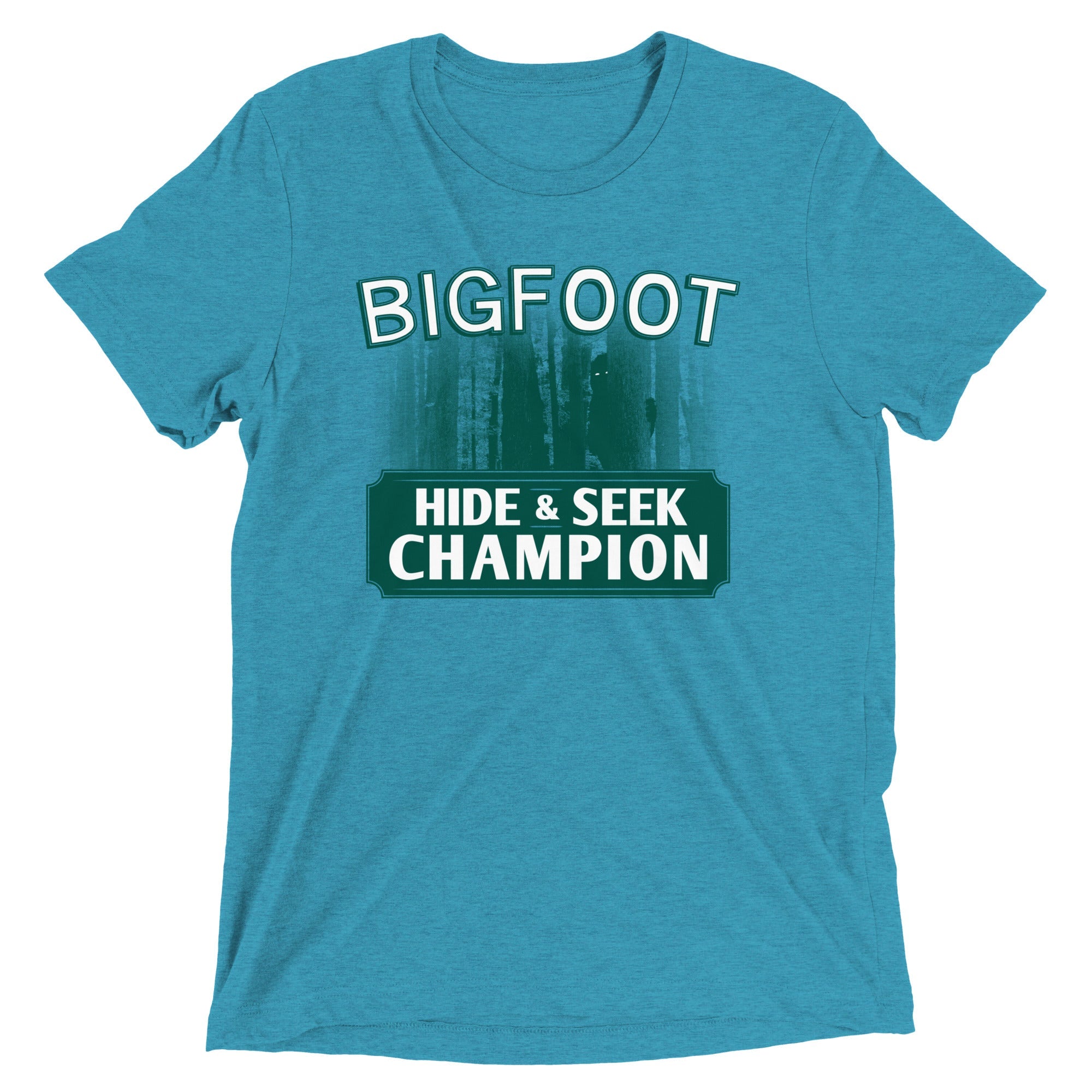 Bigfoot Hide And Seek Champion Men's Tri-Blend Tee