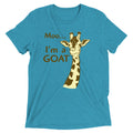 Moo, I'm A Goat Men's Tri-Blend Tee
