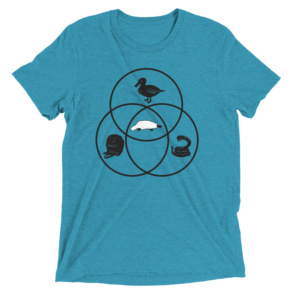 Platypus Venn Diagram Men's Tri-Blend Tee