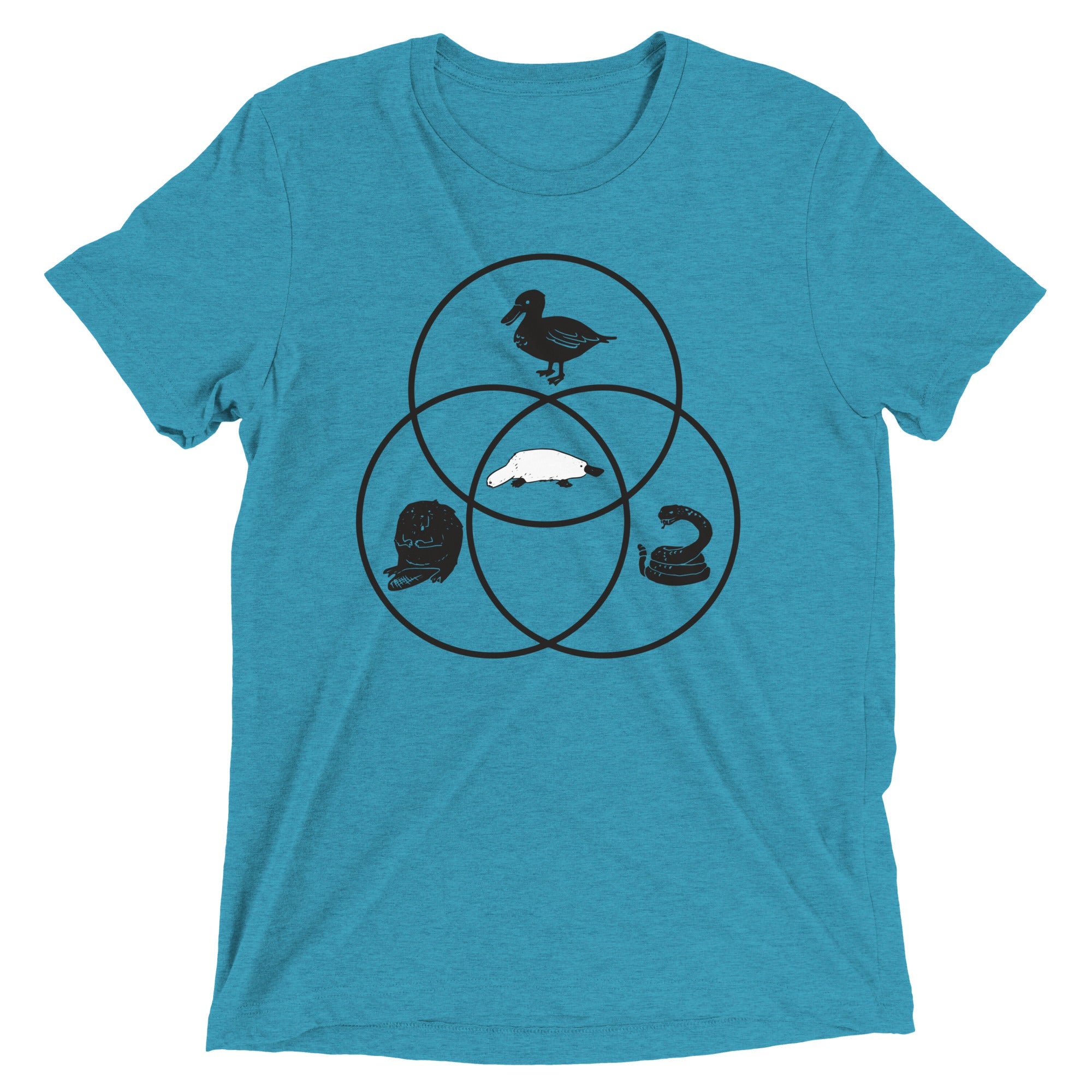 Platypus Venn Diagram Men's Tri-Blend Tee