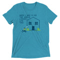 When I Was A Kid The World Men's Tri-Blend Tee