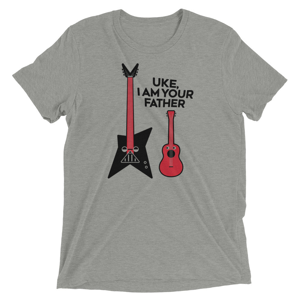 Uke, I Am Your Father Men's Tri-Blend Tee