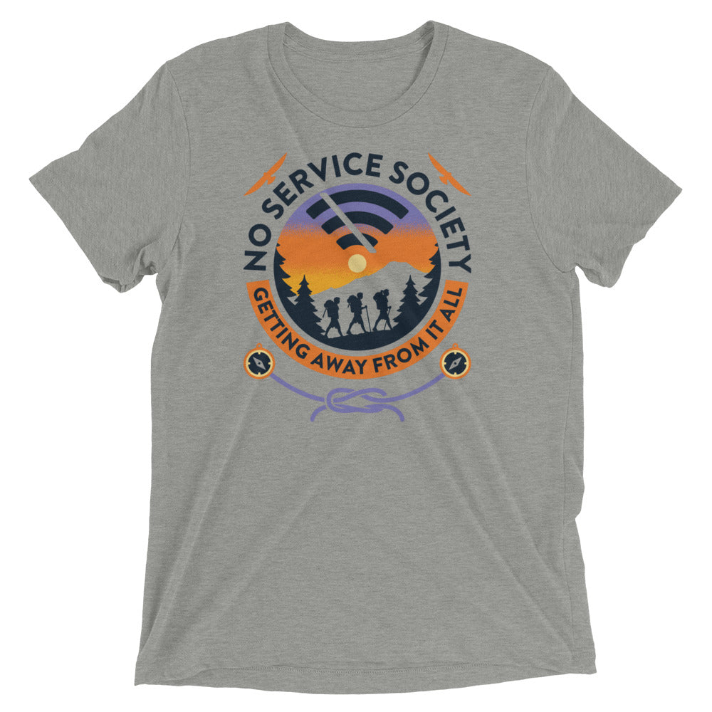 No Service Society Men's Tri-Blend Tee