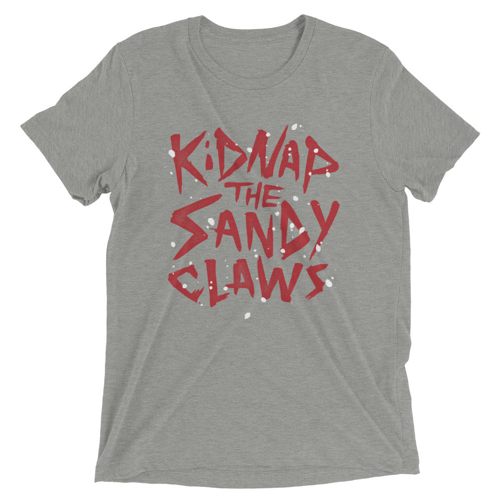Kidnap The Sandy Claws Men's Tri-Blend Tee
