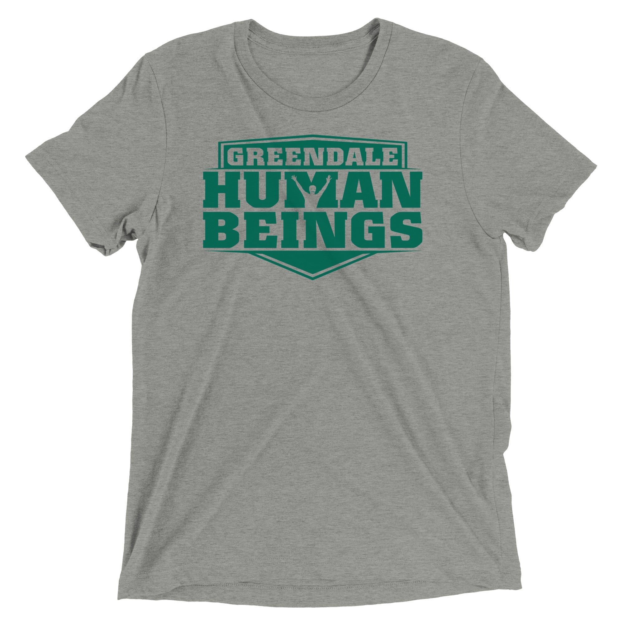Greendale Human Beings Men's Tri-Blend Tee