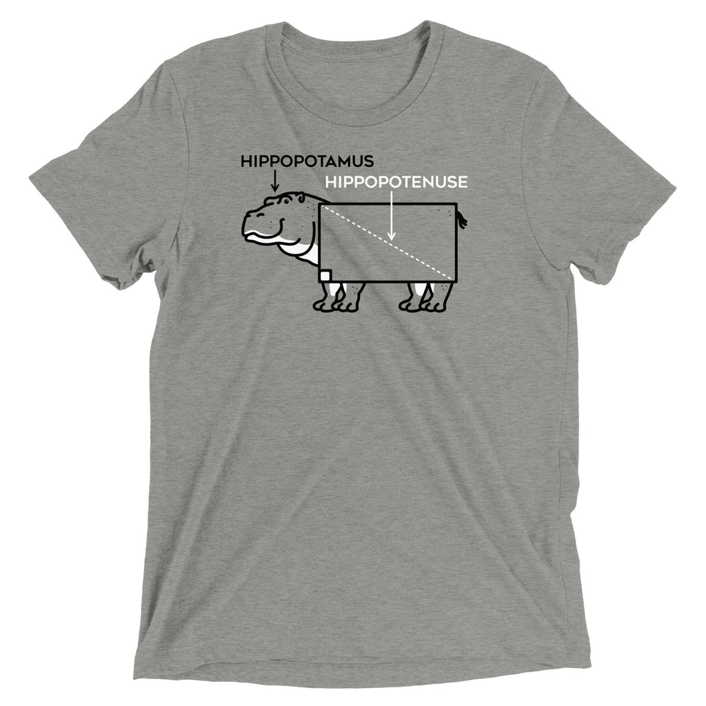 Hippopotenuse Men's Tri-Blend Tee