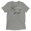 Hippopotenuse Men's Tri-Blend Tee