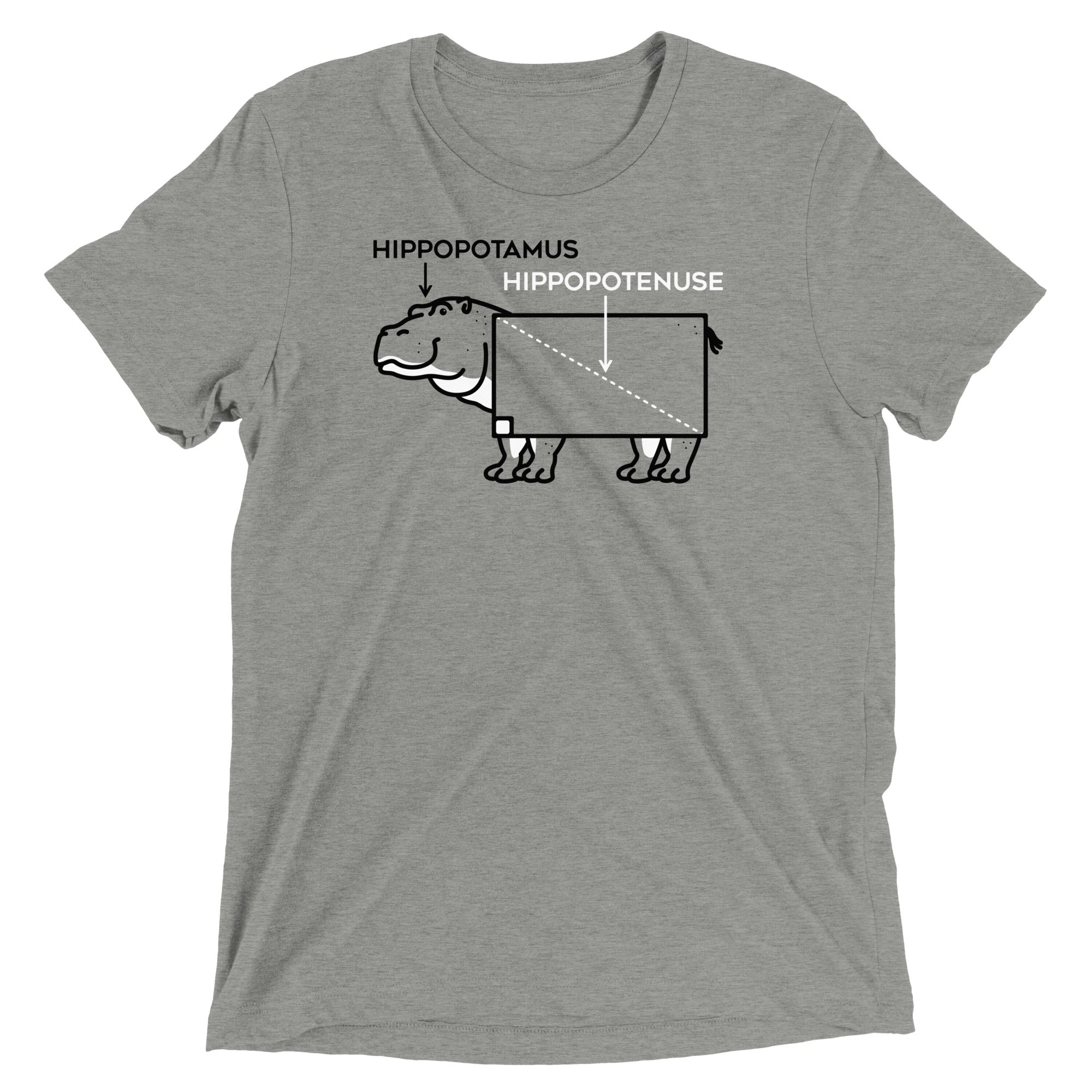 Hippopotenuse Men's Tri-Blend Tee