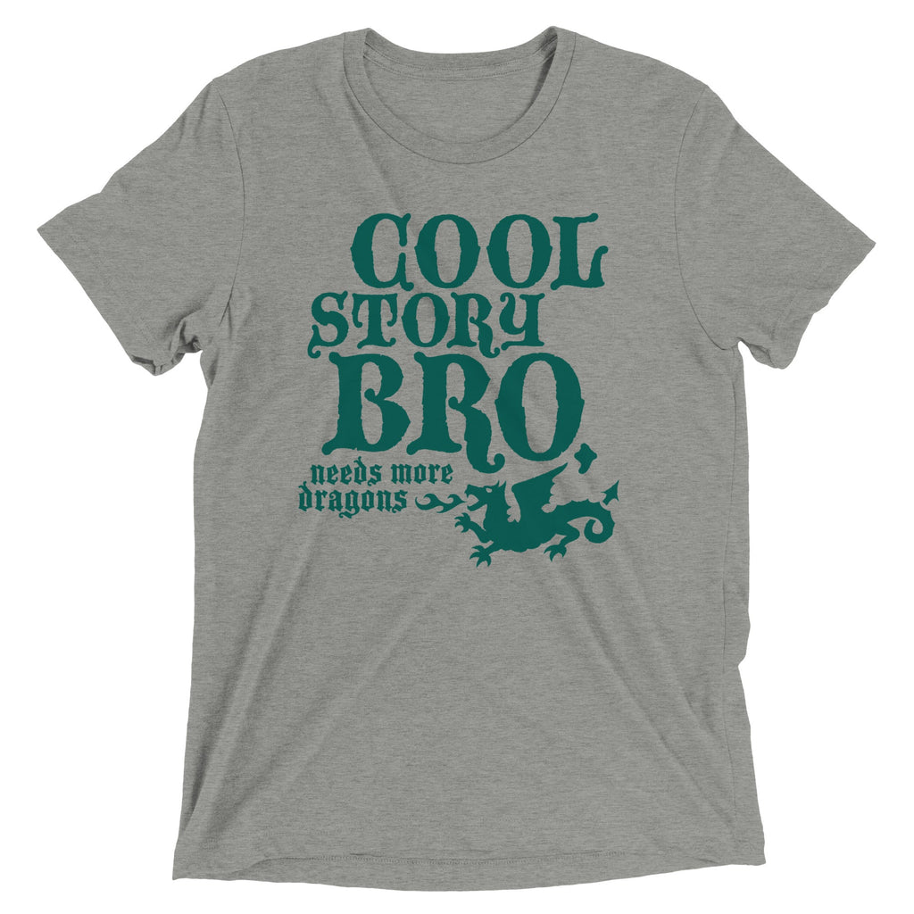 Cool Story Bro, Needs More Dragons Men's Tri-Blend Tee