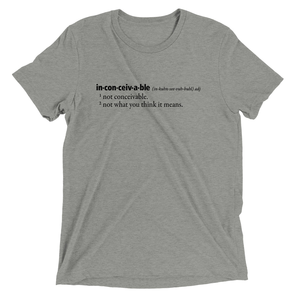 Inconceivable Definition Men's Tri-Blend Tee