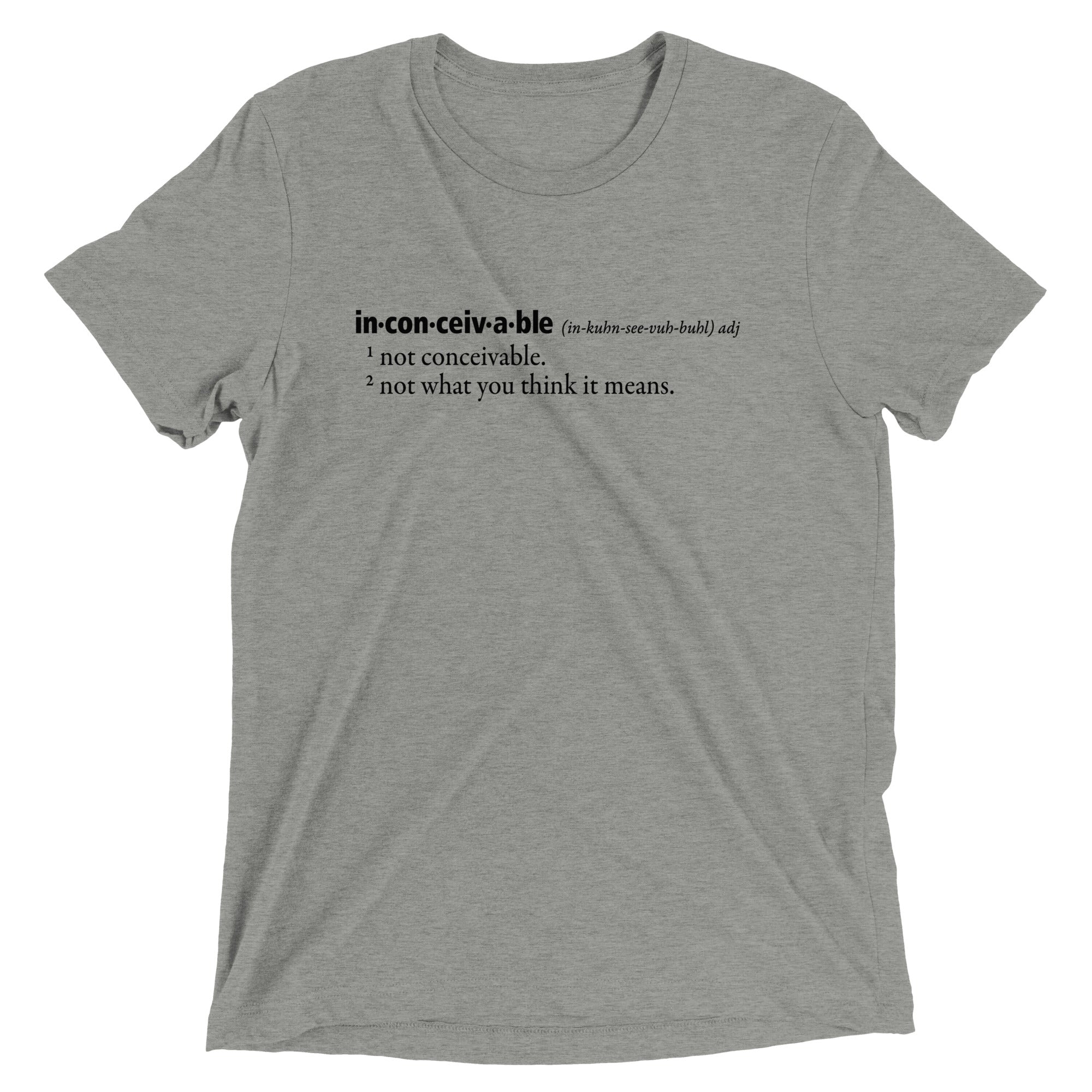 Inconceivable Definition Men's Tri-Blend Tee