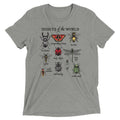 Insects Of The World Men's Tri-Blend Tee