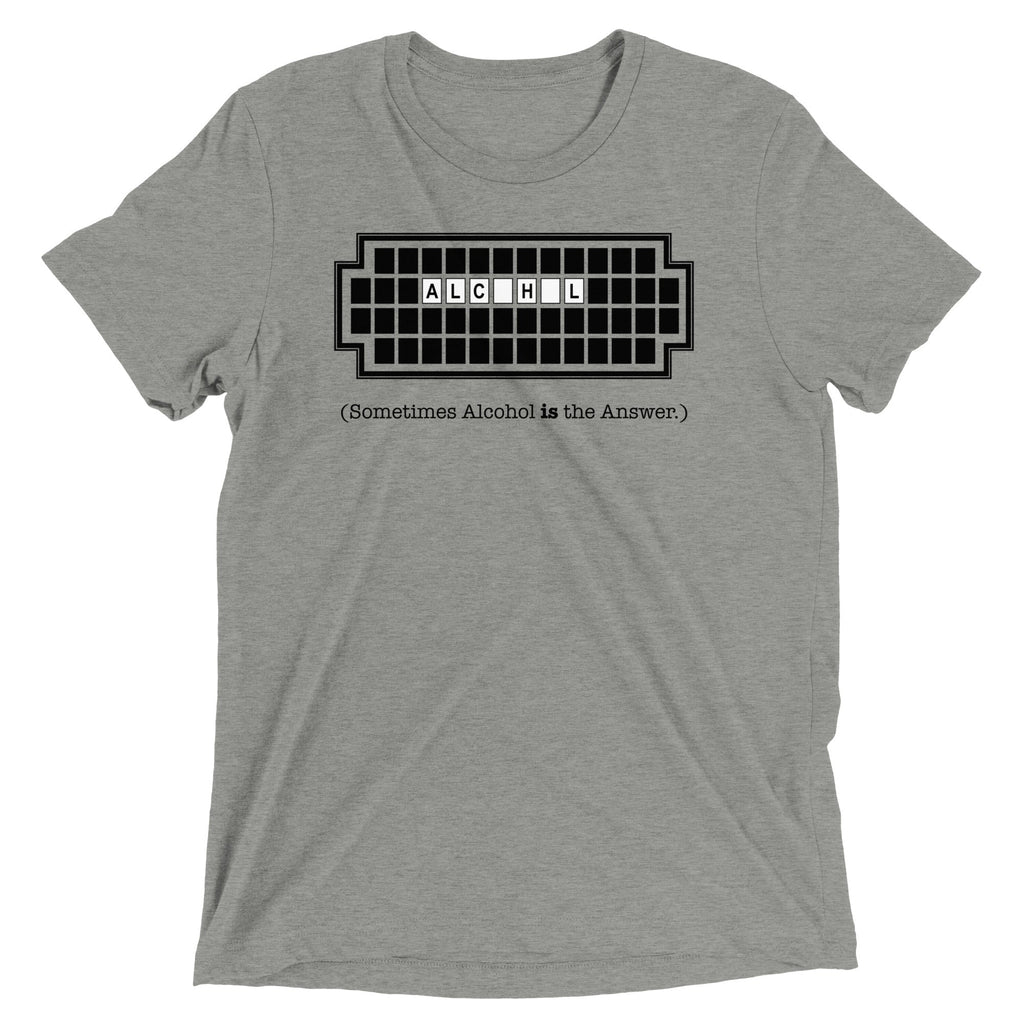 Alcohol Is The Answer Men's Tri-Blend Tee