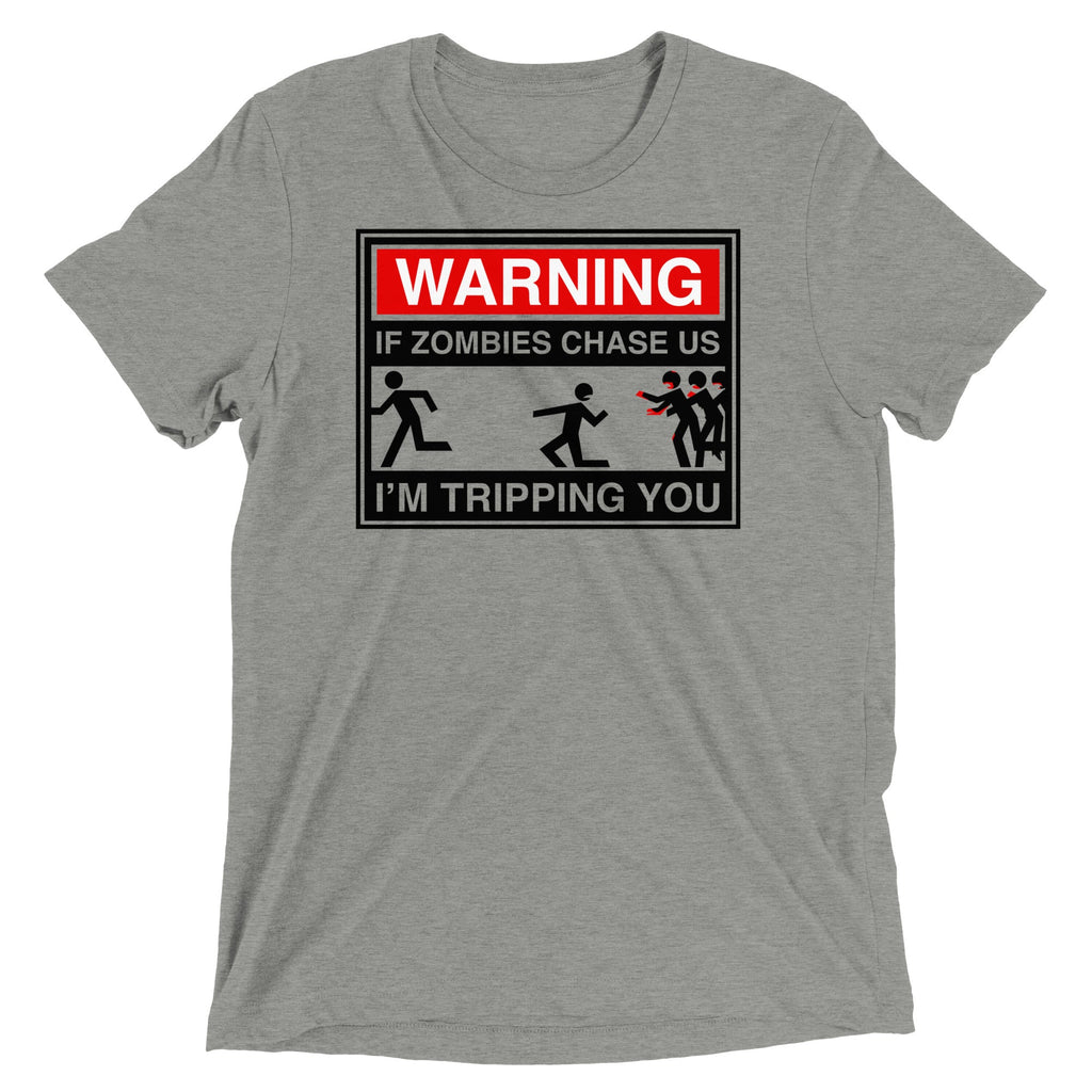 If Zombies Chase Us Men's Tri-Blend Tee