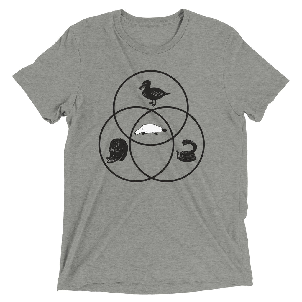 Platypus Venn Diagram Men's Tri-Blend Tee