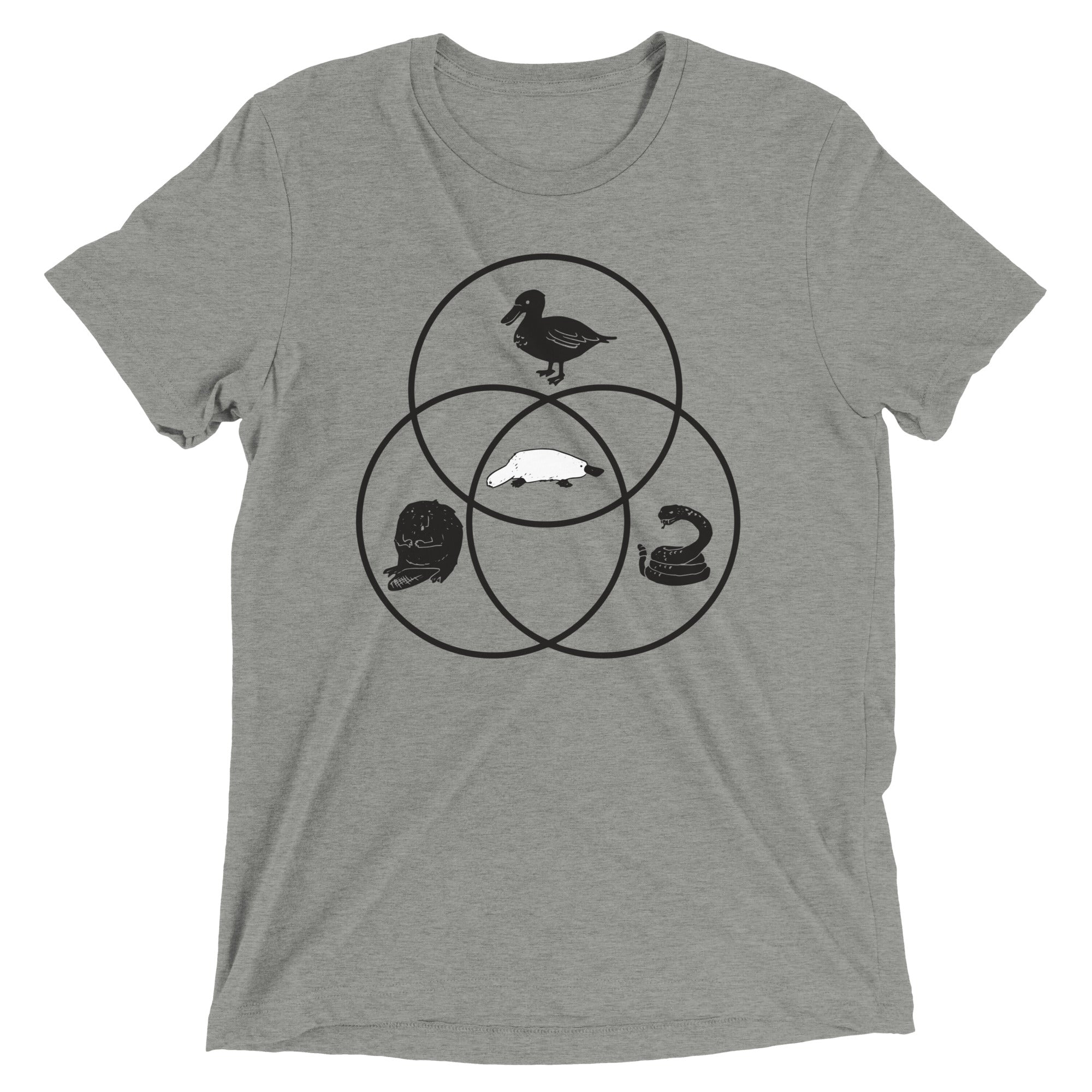 Platypus Venn Diagram Men's Tri-Blend Tee