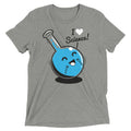 I Heart Science Men's Tri-Blend Tee