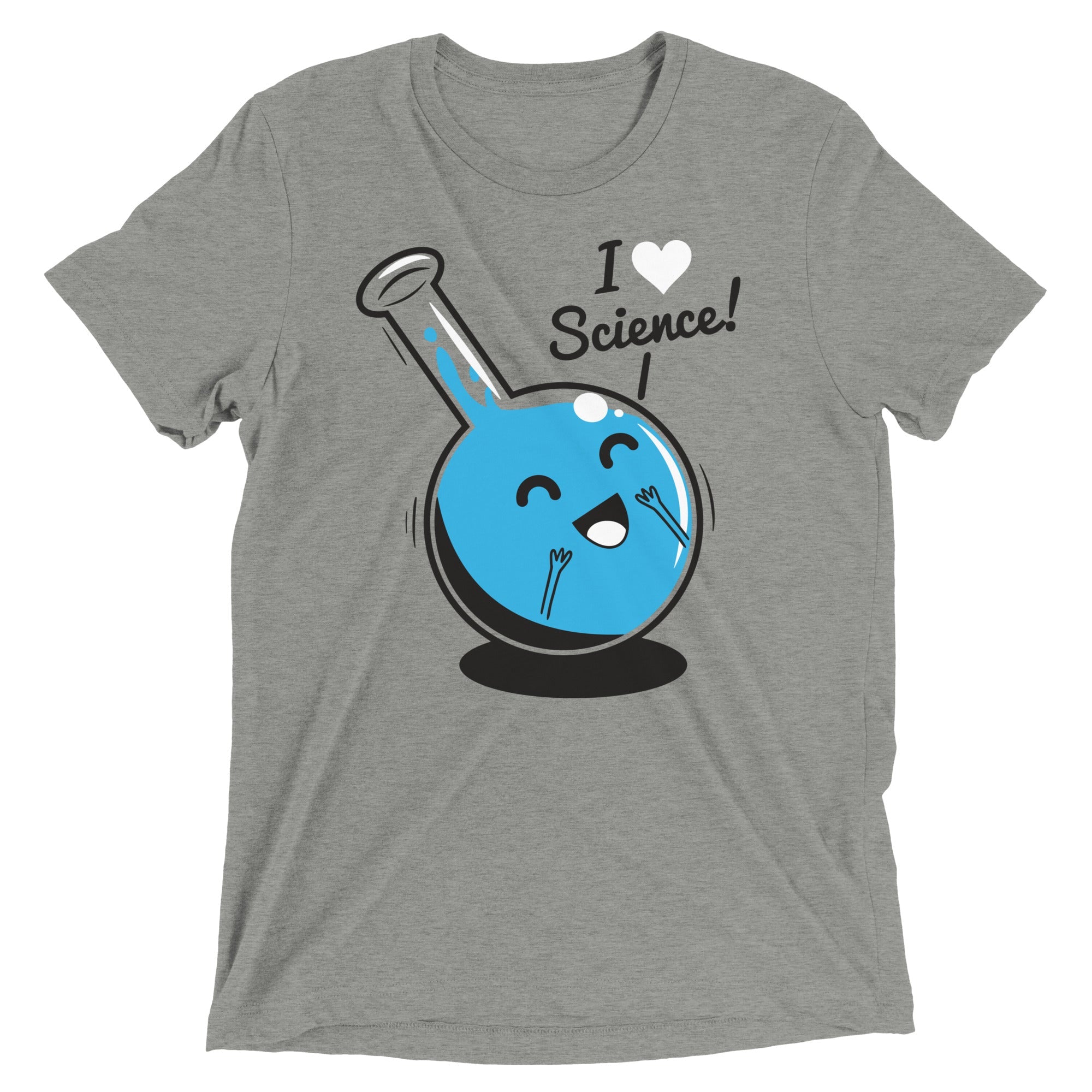 I Heart Science Men's Tri-Blend Tee