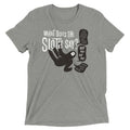 What Does The Sloth Say? Men's Tri-Blend Tee
